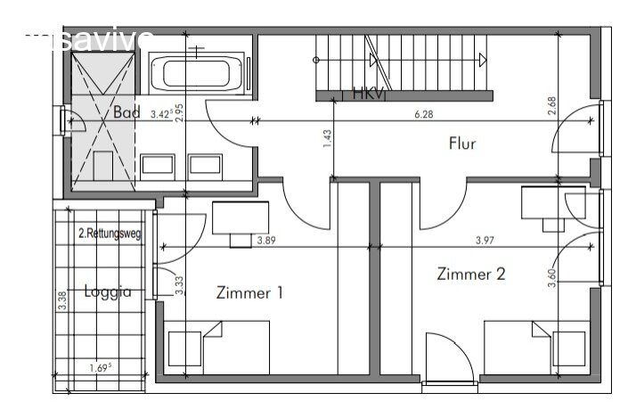 Grundriss 1.OG