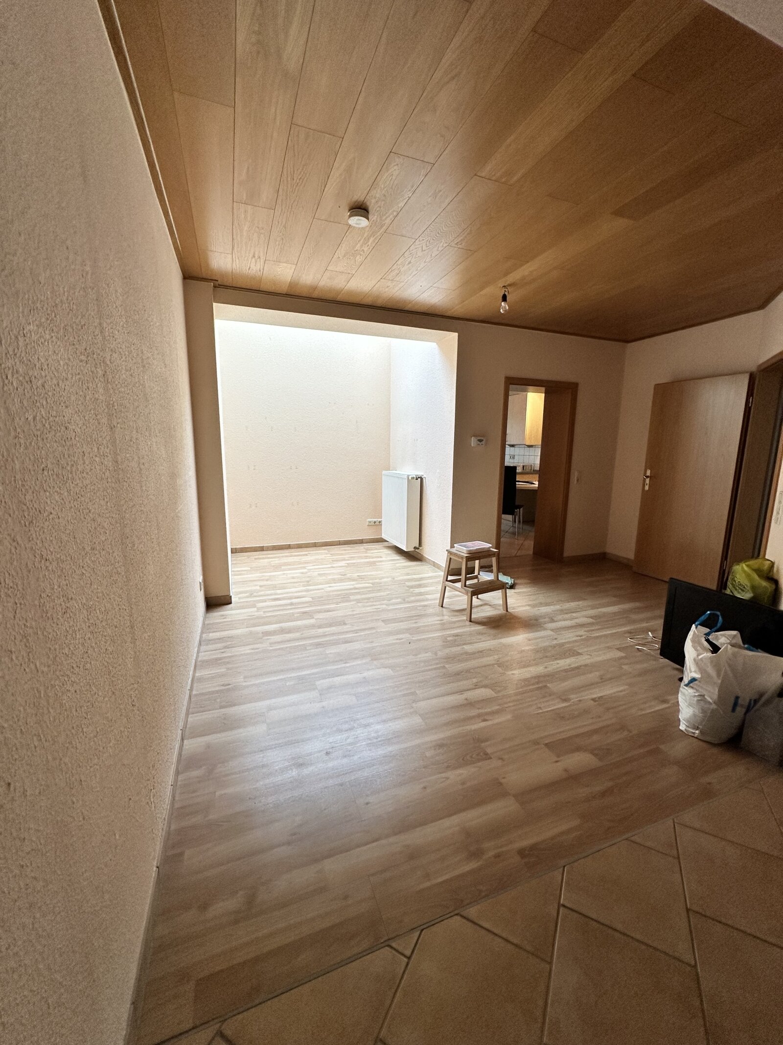 Wohnzimmer mit Lichtkuppel